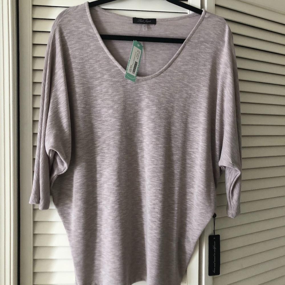 LAILA JAYDE Bowie 3/4 Sleeve Dolman Knit Top